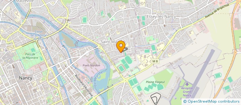 localisation de l'entreprise FAB-EST SARL à SAINT-MAX