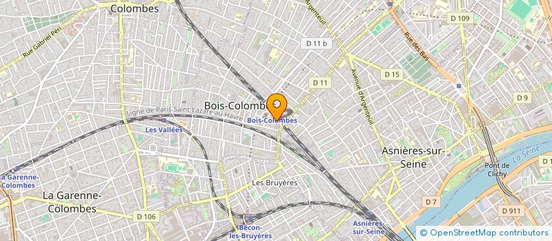 localisation de l'entreprise FAB ESTHETIQUE à BOIS-COLOMBES