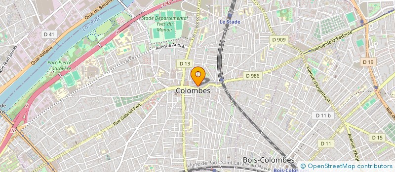localisation de l'entreprise FAB ESTHETIQUE COLOMBES à COLOMBES