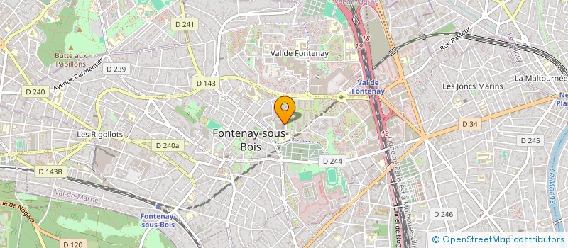 localisation de l'entreprise FAB FAST TRANSPORTS à FONTENAY-SOUS-BOIS