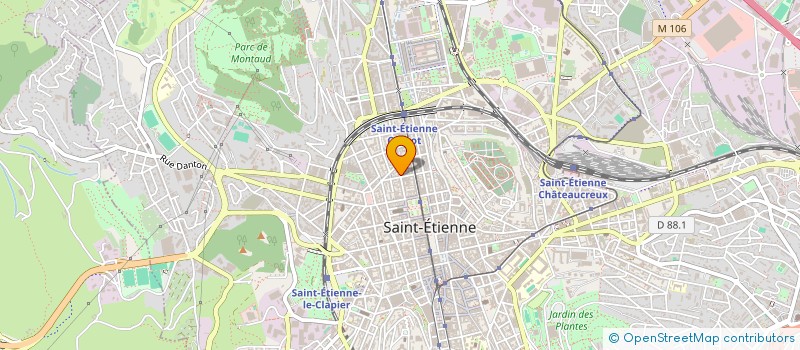 localisation de l'entreprise FAB FLO à SAINT-ETIENNE