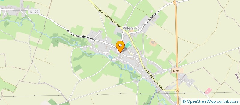 localisation de l'entreprise FAB FOUR  VILLERS-POL