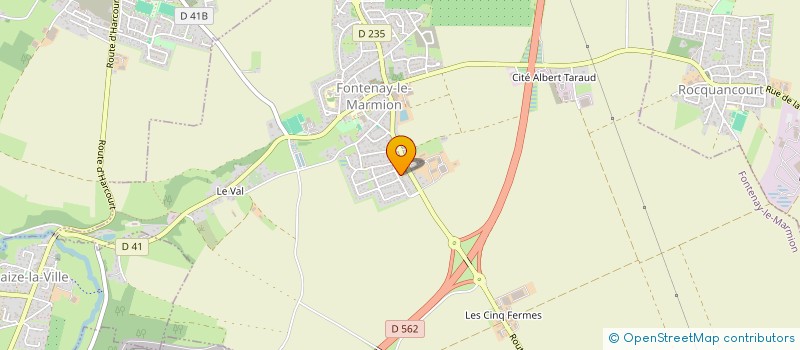 localisation de l'entreprise FAB HABITAT à FONTENAY-LE-MARMION
