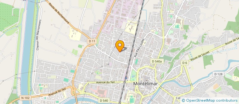localisation de l'entreprise FAB'IMMO à MONTELIMAR