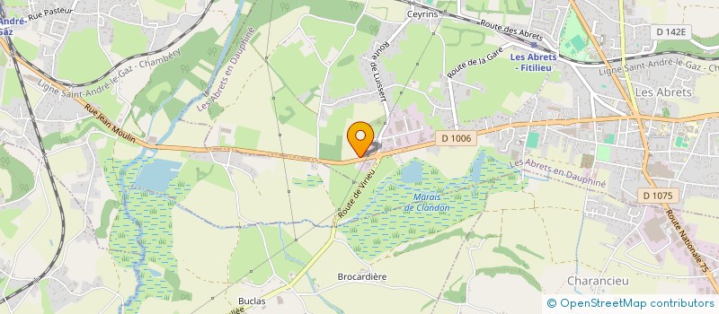 localisation de l'entreprise FAB IMMO CONSTITUTION  LES ABRETS-EN-DAUPHINE