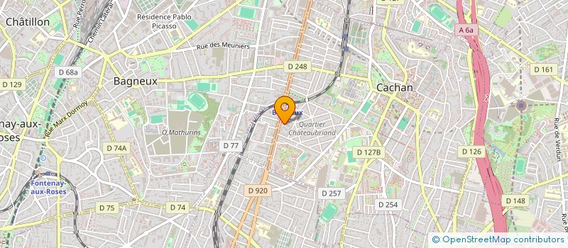 localisation de l'entreprise FAB'IMPRIM à CACHAN