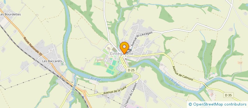 localisation de l'entreprise FAB LAB SUD 31 - VAL D'ARIEGE à CINTEGABELLE