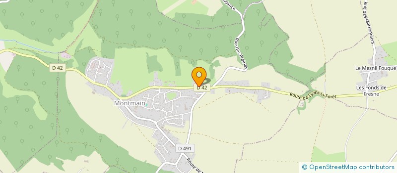 localisation de l'entreprise FAB LIZA  MONTMAIN