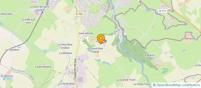 localisation de l'entreprise FAB PATRIMOINE à SAINT-LAURENT-SUR-SEVRE