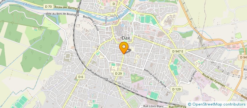 localisation de l'entreprise FAB'PERMATEL SN à DAX