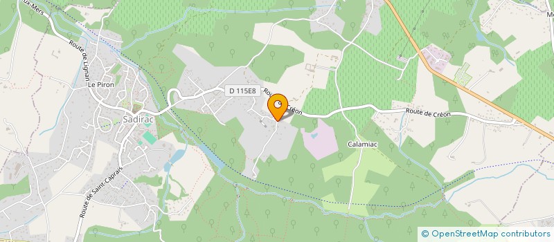 localisation de l'entreprise FAB SAN SCI  SADIRAC