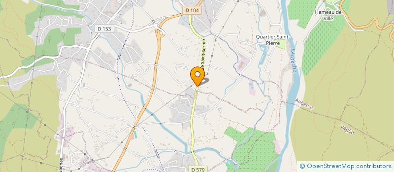 localisation de l'entreprise FAB TAXI  SAINT-SERNIN