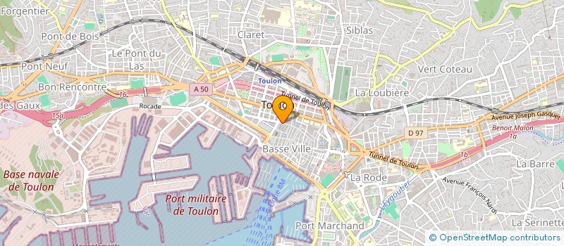 localisation de l'entreprise FAB-US  TOULON