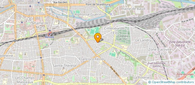 localisation de l'entreprise FAB4  RENNES
