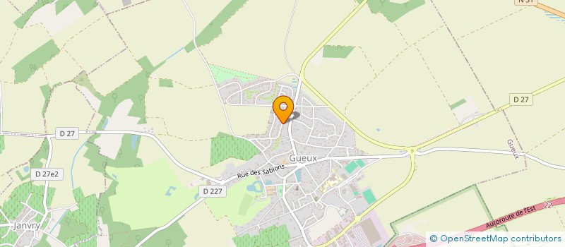 localisation de l'entreprise FAB659294  GUEUX