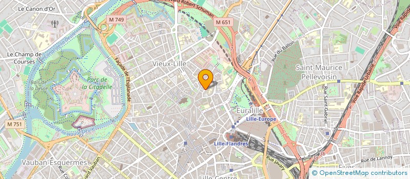 localisation de l'entreprise FABA à LILLE