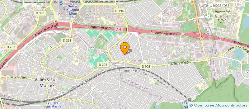 localisation de l'entreprise FABA IMMO  NOISY-LE-GRAND