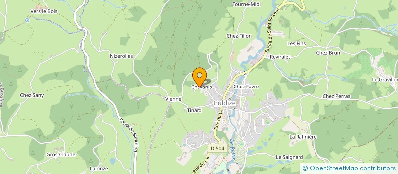 localisation de l'entreprise FABABETH  CUBLIZE