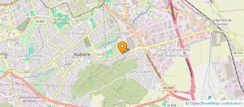 localisation de l'entreprise FABABIL  AUBIERE