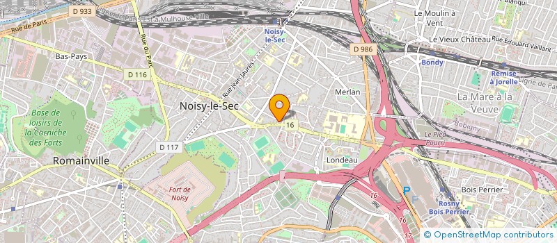 localisation de l'entreprise FABAD à NOISY-LE-SEC