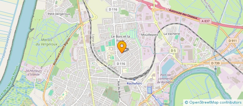 localisation de l'entreprise FABALE PROJECT  ROCHEFORT