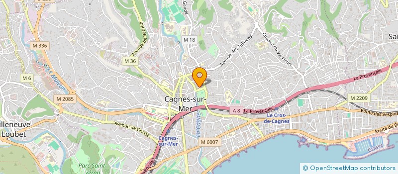 localisation de l'entreprise FABALESS à CAGNES-SUR-MER