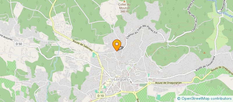 localisation de l'entreprise FABALEX  LORGUES