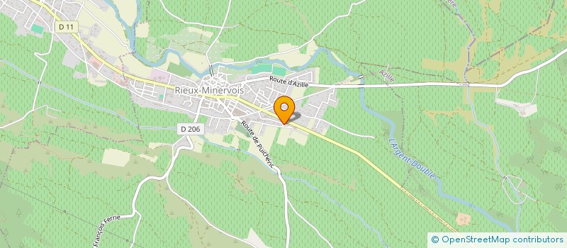 localisation de l'entreprise FABALEX  RIEUX-MINERVOIS