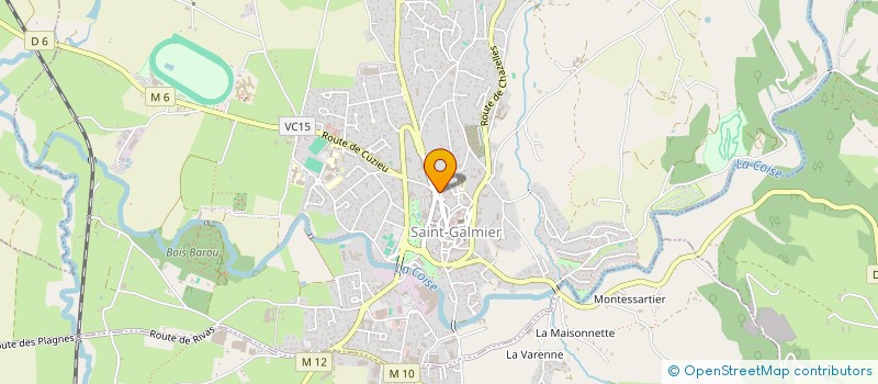 localisation de l'entreprise FABARGE  SAINT-GALMIER