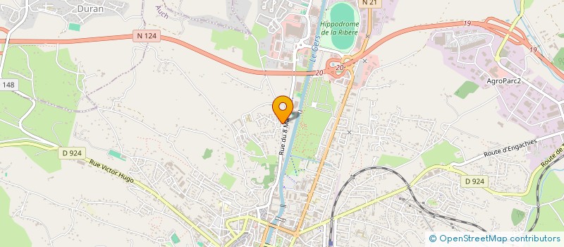 localisation de l'entreprise FABARTY  AUCH