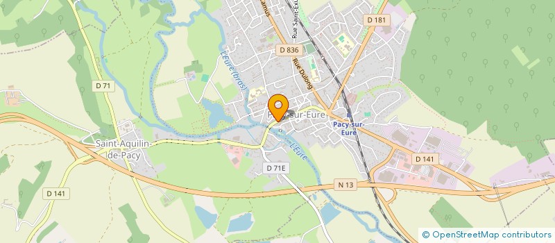 localisation de l'entreprise FABATHEA à PACY-SUR-EURE
