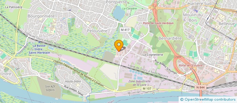 localisation de l'entreprise FABATIMMO  SAINT-HERBLAIN