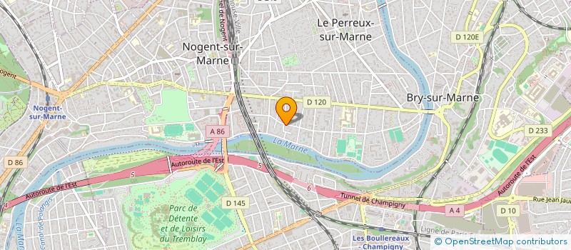 localisation de l'entreprise FABAUREL  LE PERREUX-SUR-MARNE