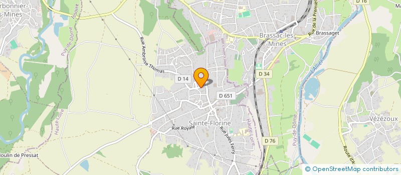 localisation de l'entreprise FABBIO  SAINTE-FLORINE