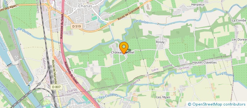 localisation de l'entreprise FABBOT  CHANAS