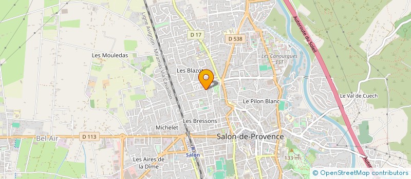 localisation de l'entreprise FABBRI GONZALBEZ  SALON-DE-PROVENCE