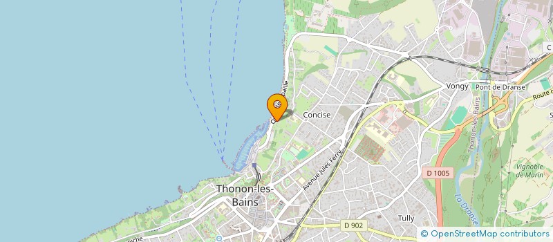 localisation de l'entreprise FABBRI-HOME à THONON-LES-BAINS