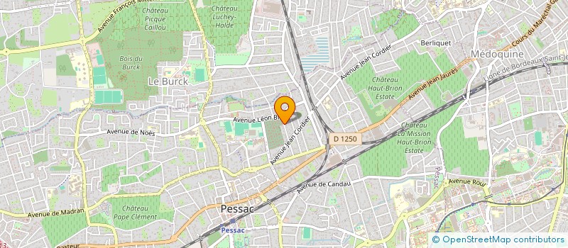 localisation de l'entreprise FABCHAP  PESSAC