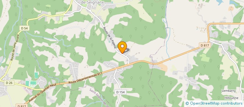 localisation de l'entreprise FABCHRISDU  SAINT-ANDRE-DE-SEIGNANX