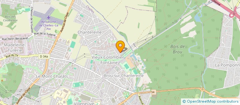 localisation de l'entreprise FABCORE  CHELLES