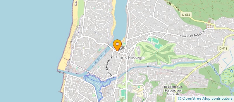 localisation de l'entreprise FABDIS  SOORTS-HOSSEGOR