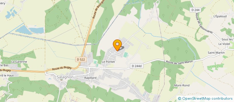 localisation de l'entreprise FABDOLOR  SALAGNON