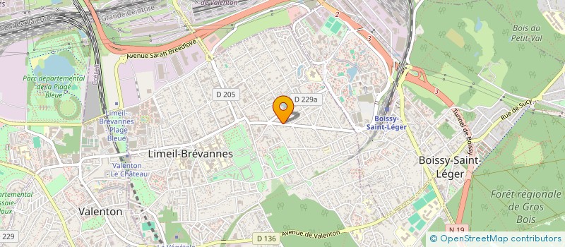 localisation de l'entreprise FABEGRAM à LIMEIL BREVANNES