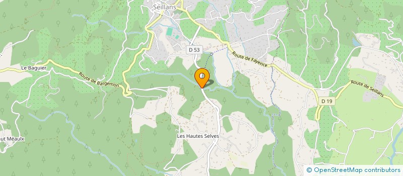 localisation de l'entreprise FABEL-PAGELS-MUNSTER  SEILLANS