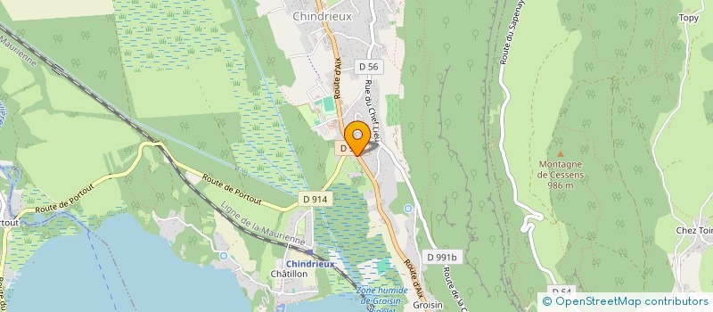 localisation de l'entreprise FABEL73  CHINDRIEUX