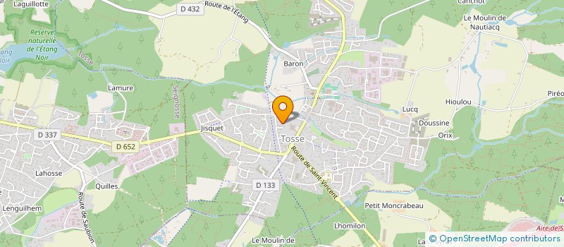 localisation de l'entreprise FABELIE  TOSSE