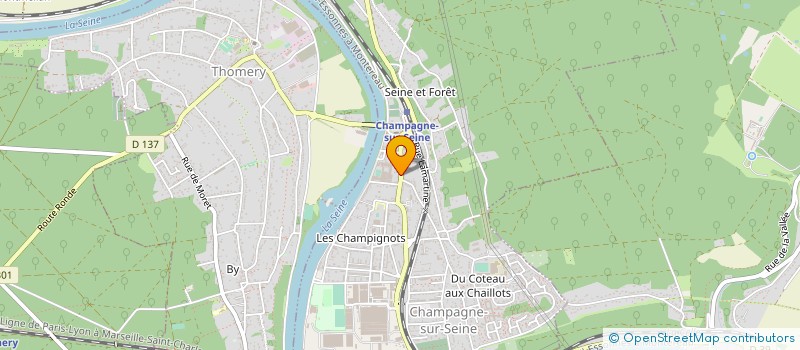 localisation de l'entreprise FABELIS  CHAMPAGNE-SUR-SEINE