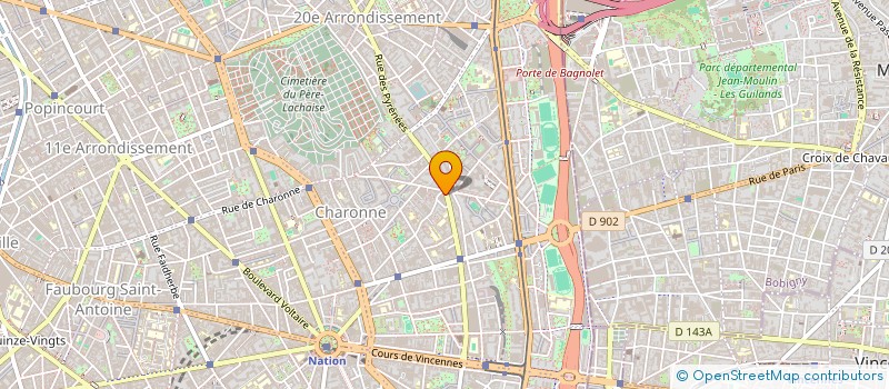 localisation de l'entreprise FABELISA  PARIS