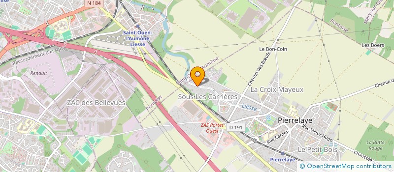 localisation de l'entreprise FABELO ASSOCIES  PIERRELAYE