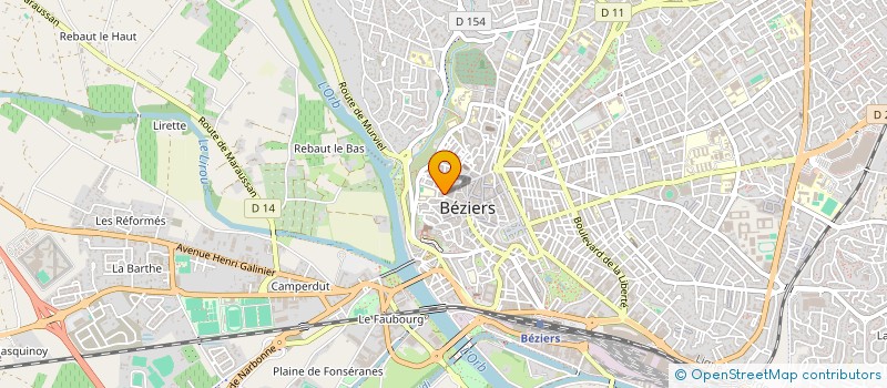 localisation de l'entreprise FABEM à BEZIERS